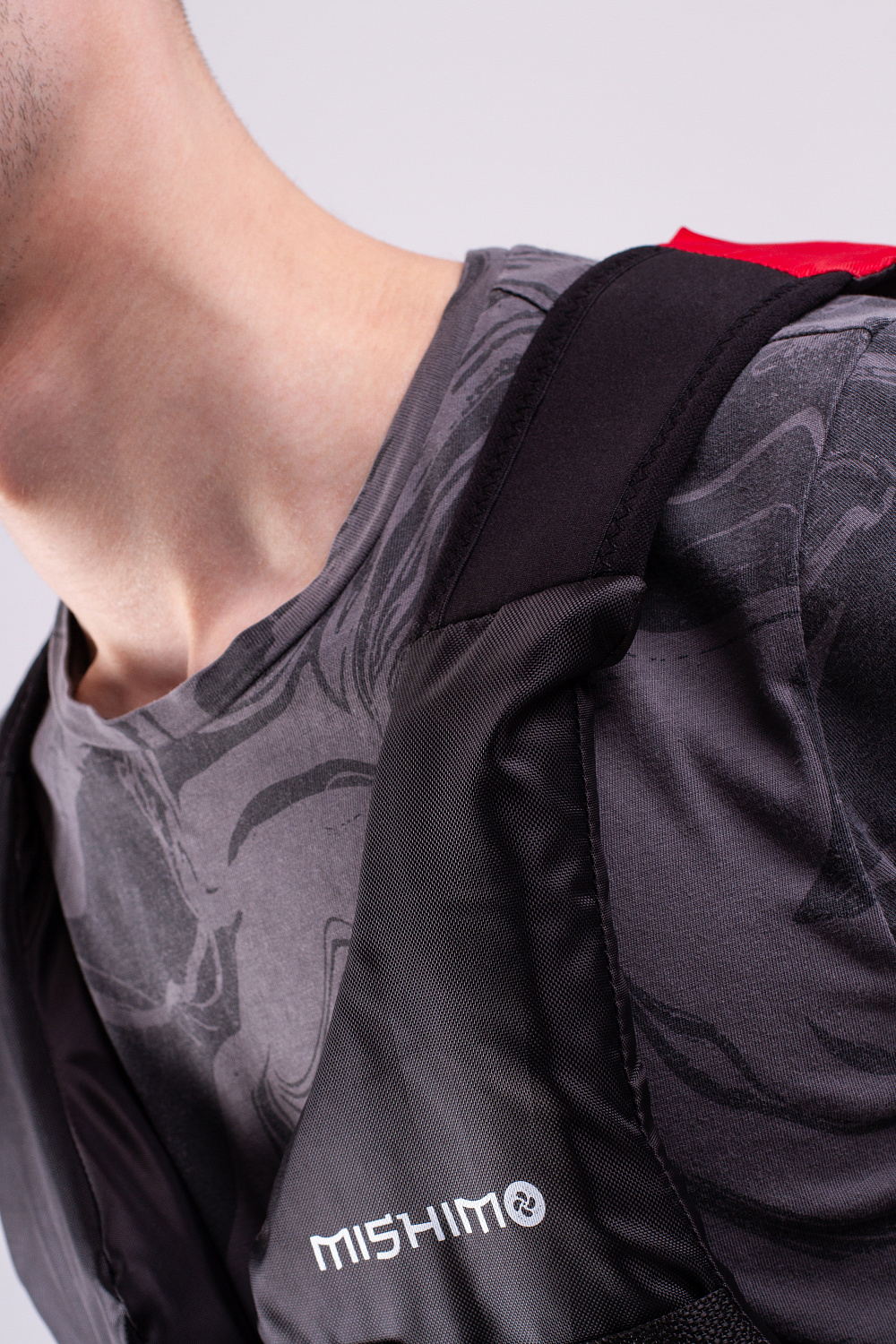 Жилет спасательный MISHIMO PRO Премиум качества Черно-красный в Серпухове